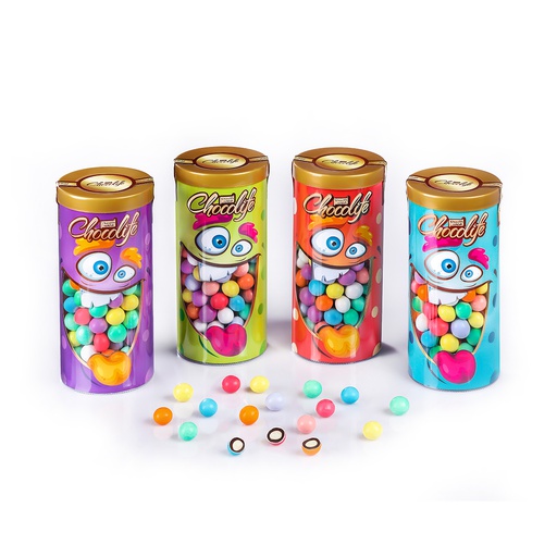 [221] دراژه رنگی با مغزی بیسکوئیت (250گرمی)